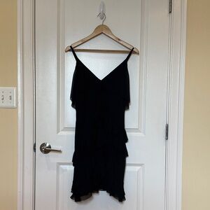 Alice + Olivia Black Mini Dress